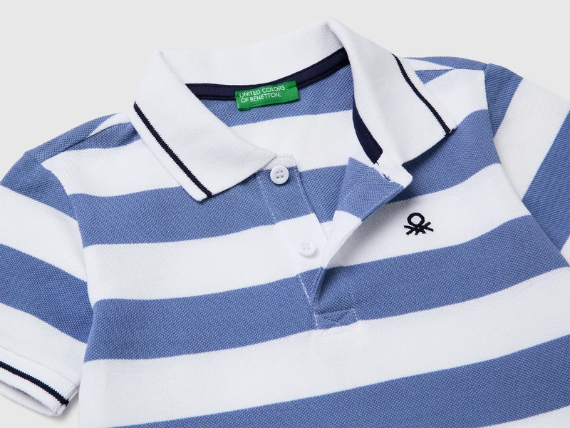 Gestreiftes Poloshirt