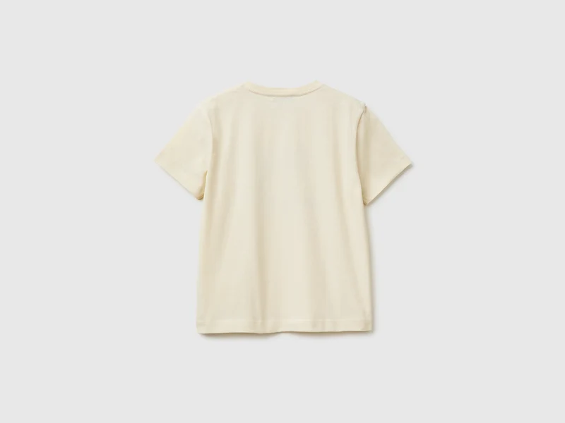 Rundhals-T-Shirt mit Aufdruck