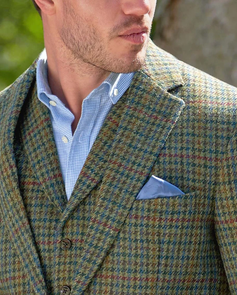 Harris Tweed Sakko "London" in green Castle