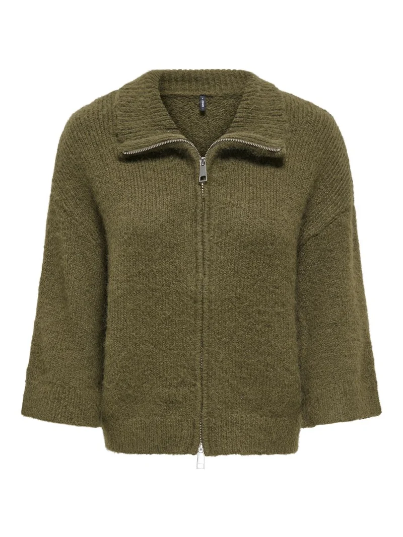 ONLMAGGIE 3/4 WIDE ZIP CARDI CC KNT
