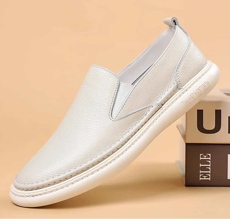 Elegant Leather Slip-On Shoes