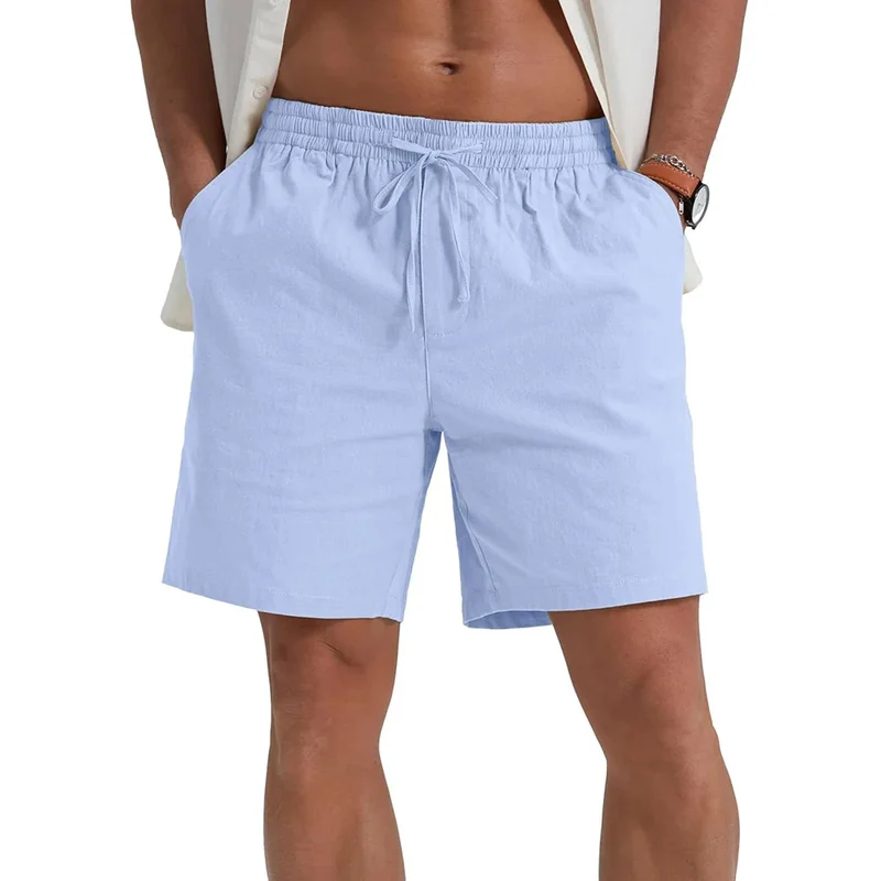 Elegant Lightweight Linen Shorts