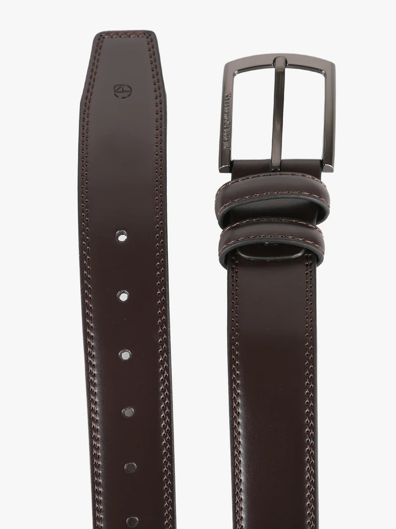 Confezione regalo da uomo con cintura in pelle - moro