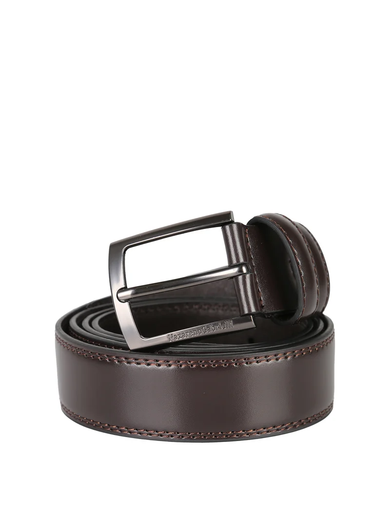 Confezione regalo da uomo con cintura in pelle - moro