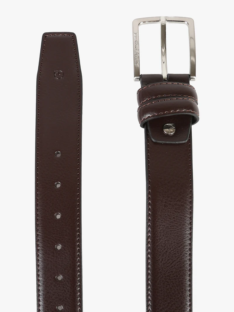 Confezione regalo da uomo con cintura in pelle - moro