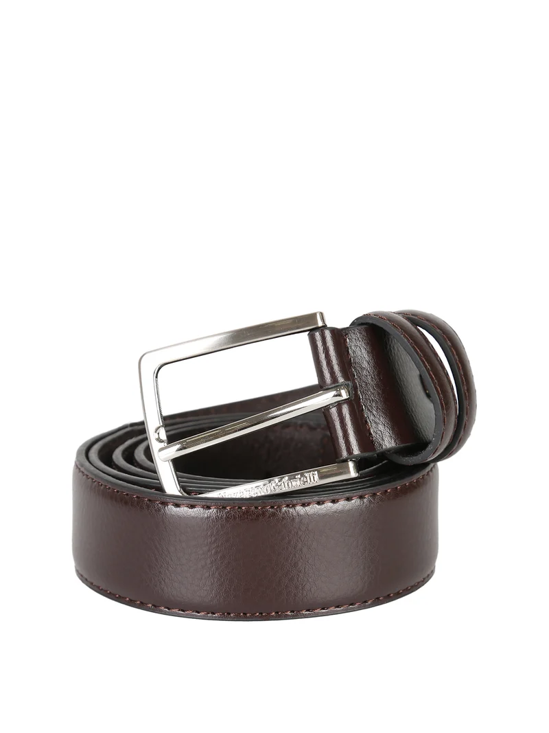 Confezione regalo da uomo con cintura in pelle - moro