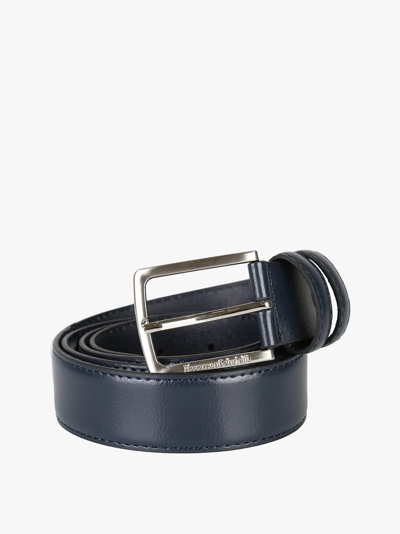 Confezione regalo da uomo con cintura in pelle - blu scuro