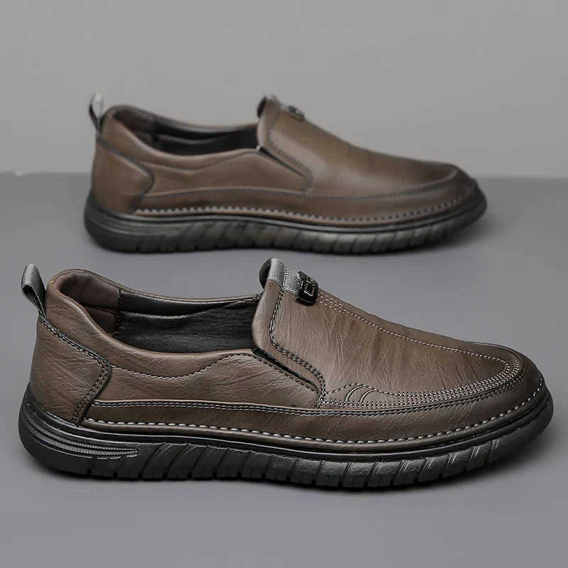 Elegant Leather Slip-On Shoes