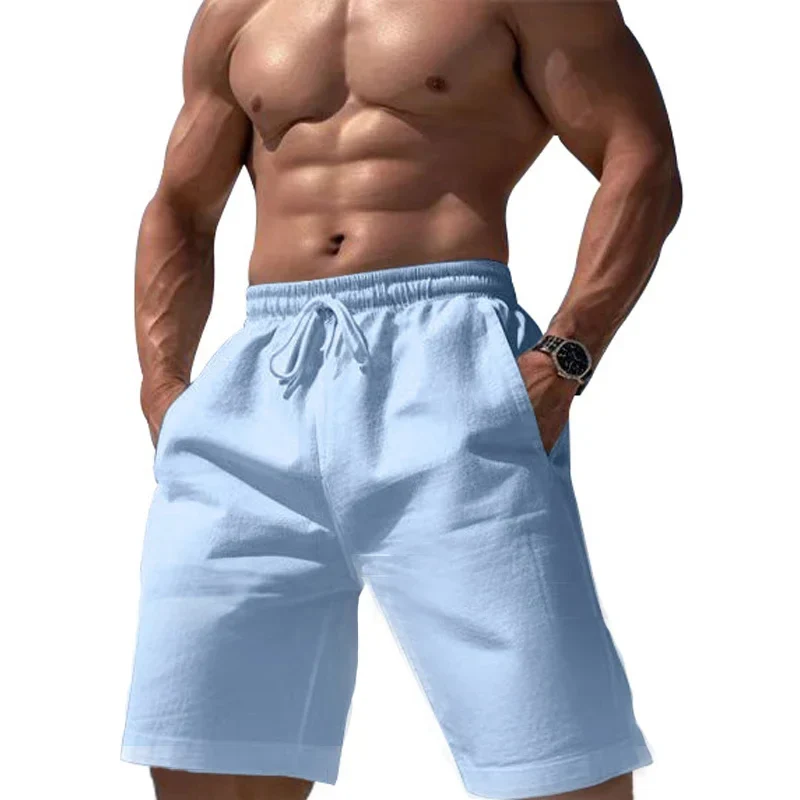 Elegant Linen Beach Shorts