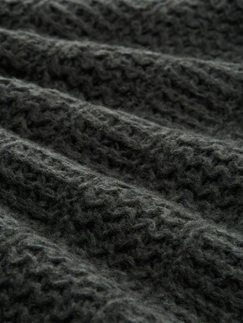 Strickpullover mit Wollanteil