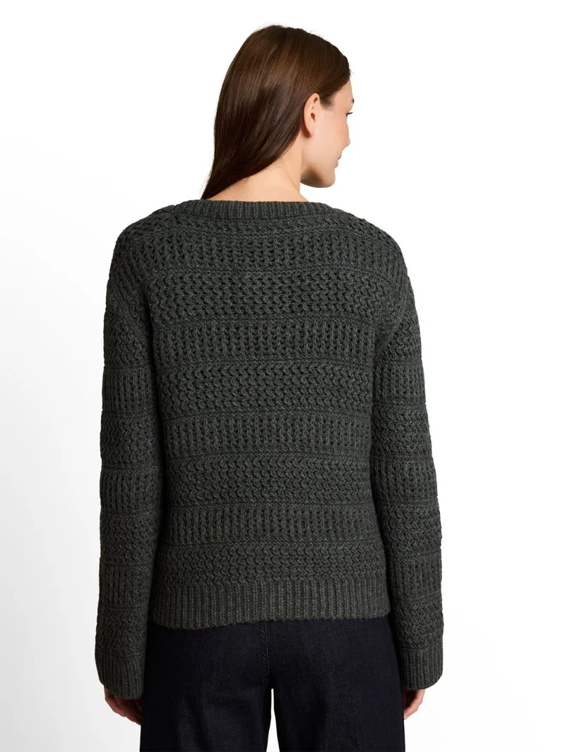 Strickpullover mit Wollanteil