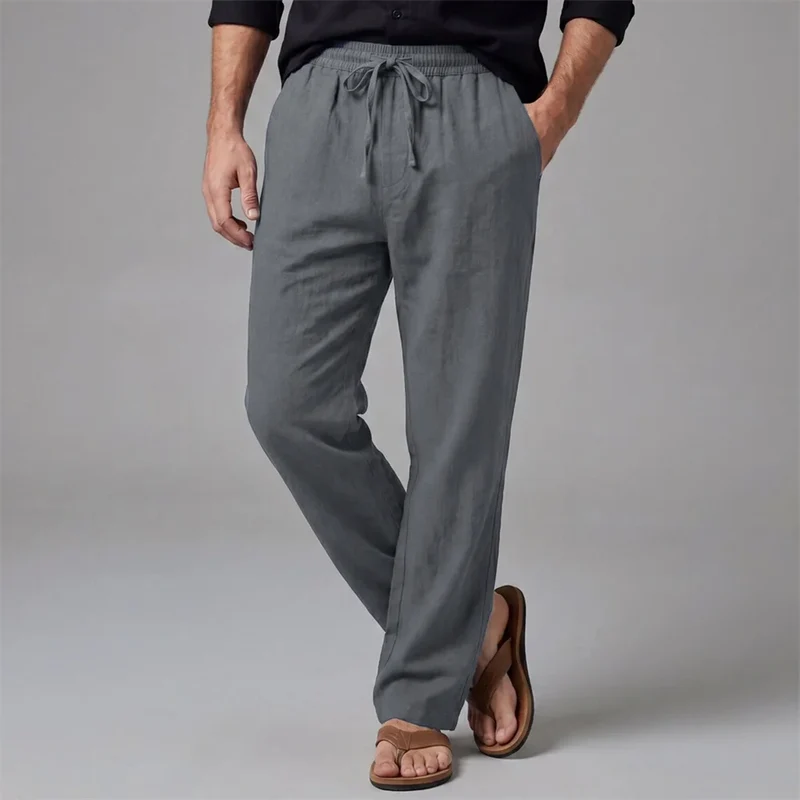 Elegant Cotton Linen Pants