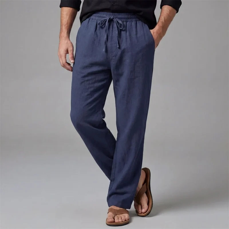 Elegant Cotton Linen Pants