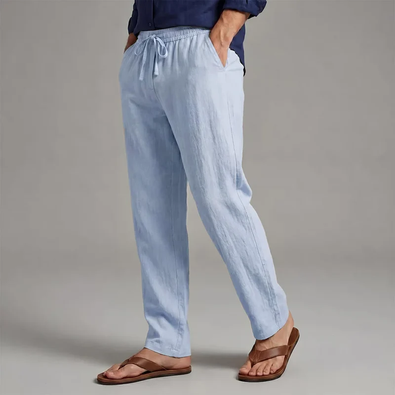 Elegant Cotton Linen Pants