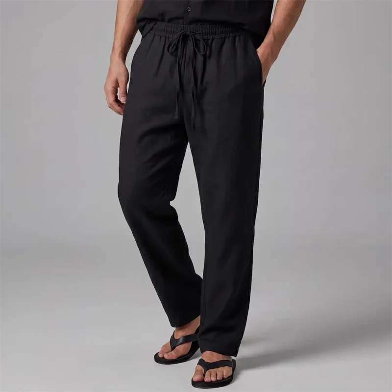 Elegant Cotton Linen Pants