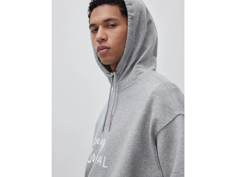 Kapuzenpullover mit Slogan-Aufdruck