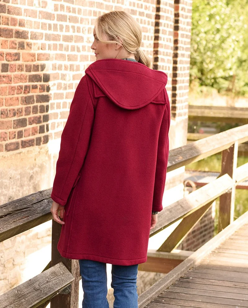 Dufflecoat für Damen "Ladies Duffle" in merlot