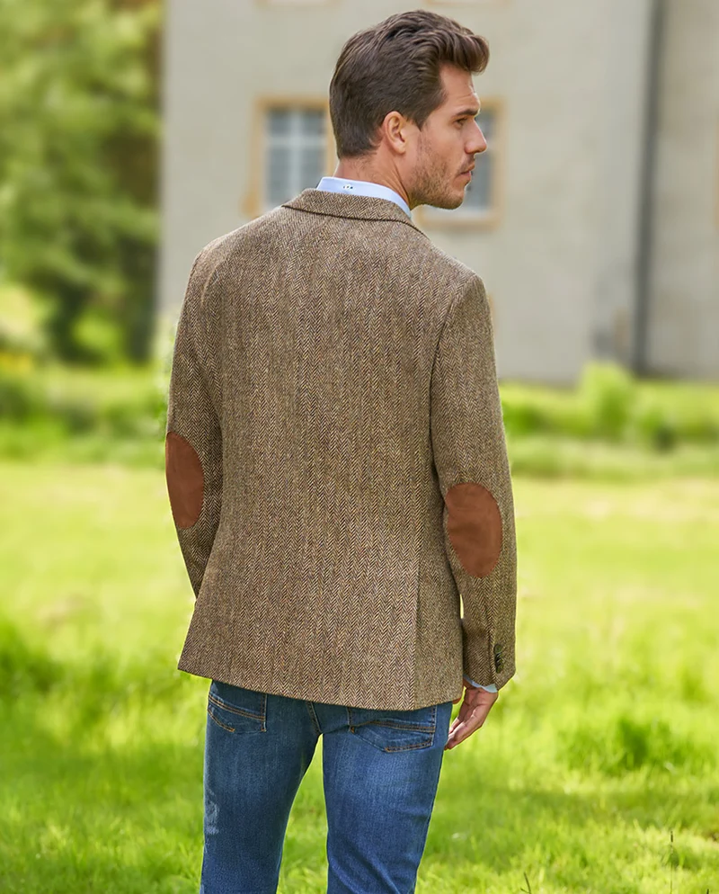 Harris Tweed Sakko "London" in country herringbone