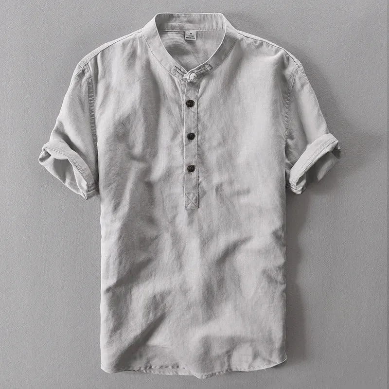 Elegant Cotton Summer Shirt