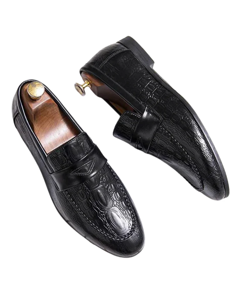 Chic Leather Wedding Loafers