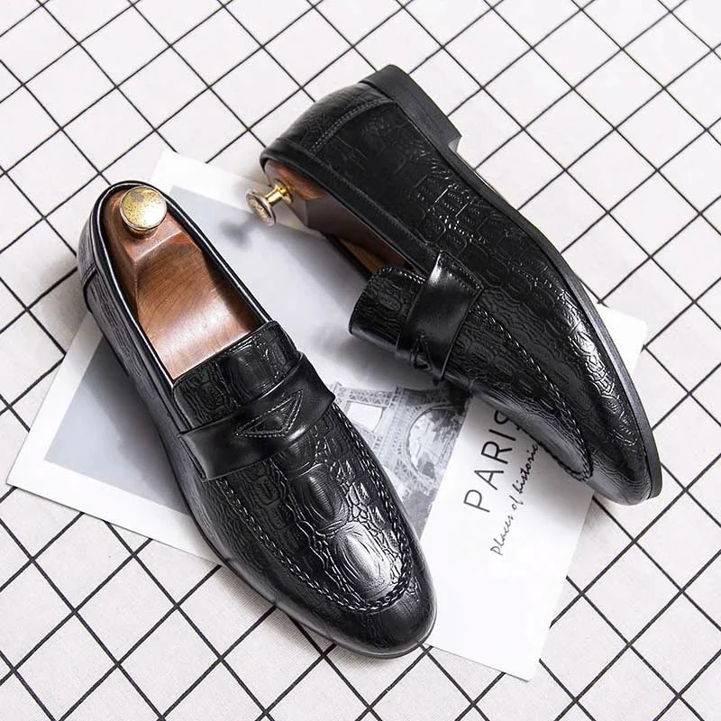 Chic Leather Wedding Loafers