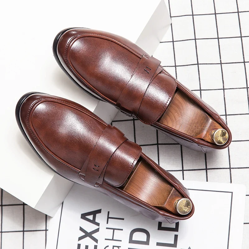 Chic Leather Wedding Loafers