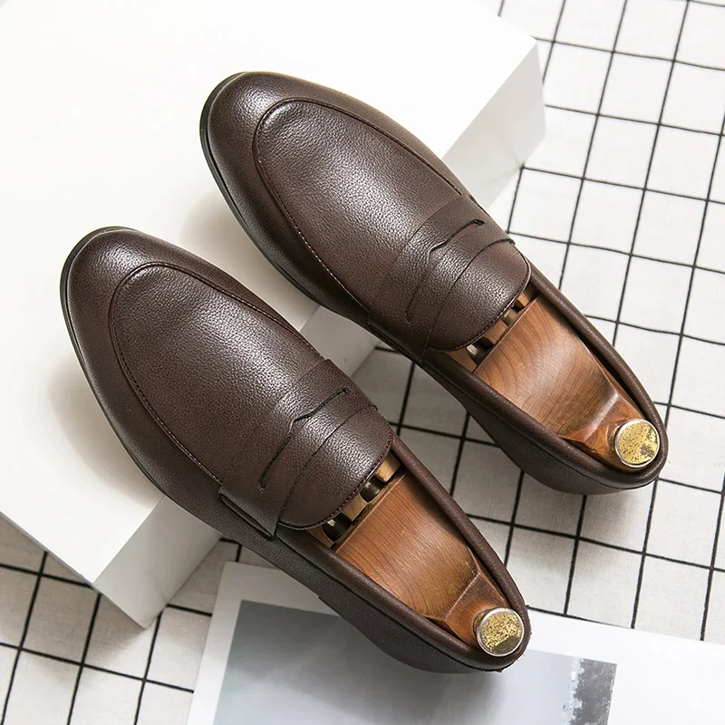 Chic Leather Wedding Loafers