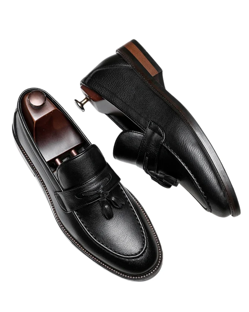 Elegant Leather Oxford Loafers