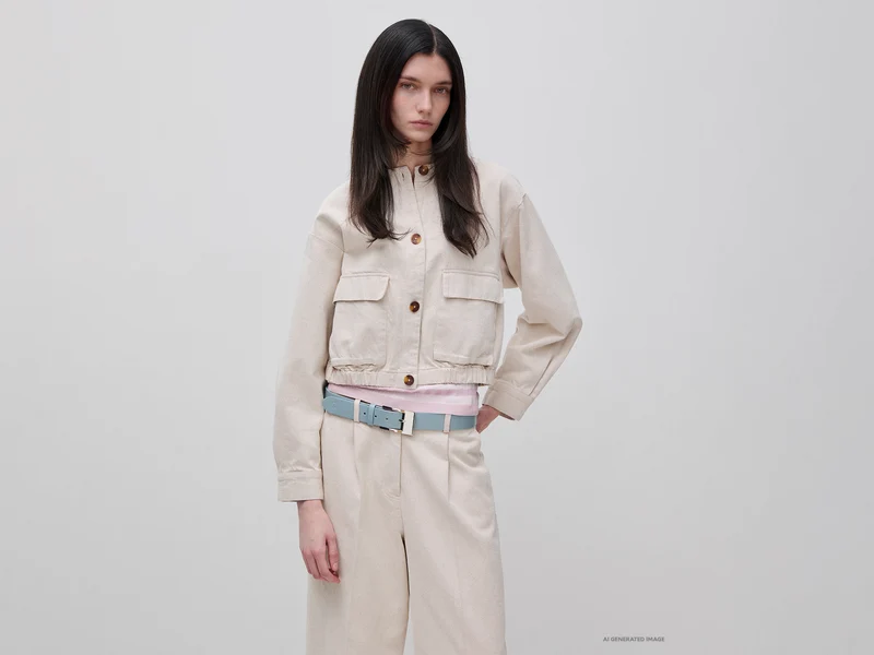 Kurze Jacke mit Taschen