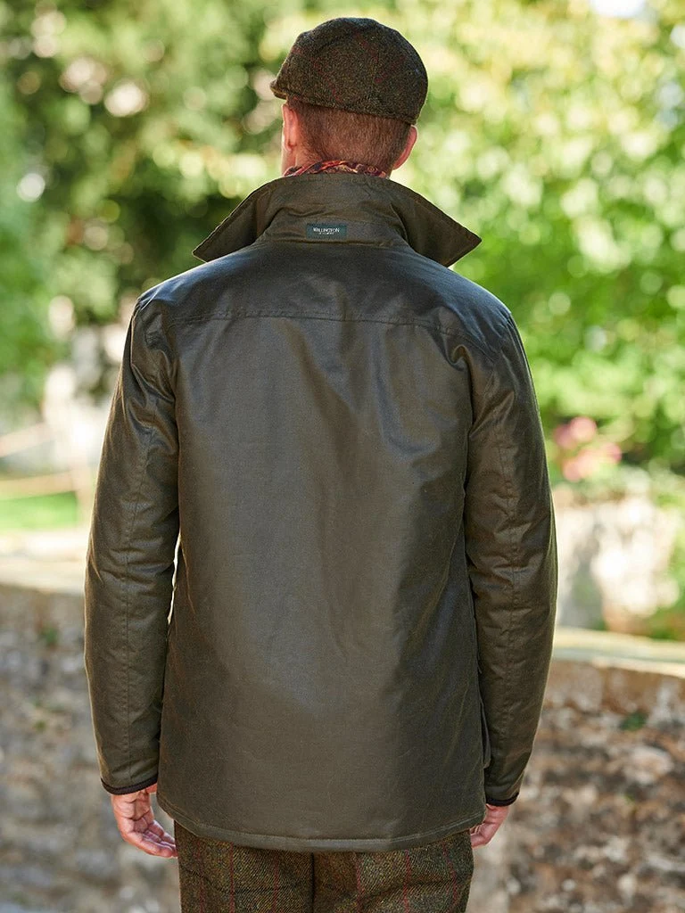 Herren Wachsjacke "Starberg" in oliv