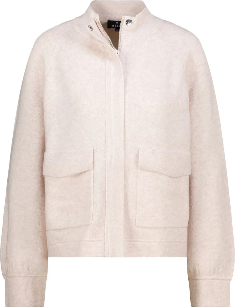 Strickjacke mit Pattentaschen