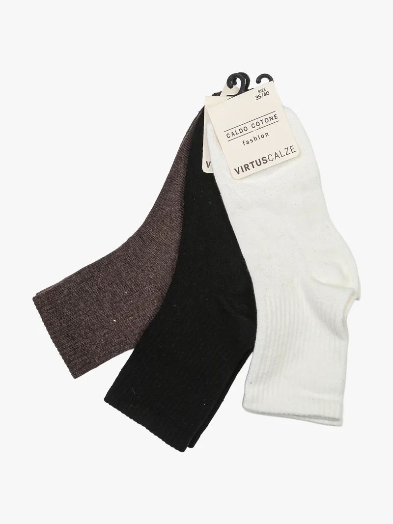 Calze tennis da donna in caldo cotone