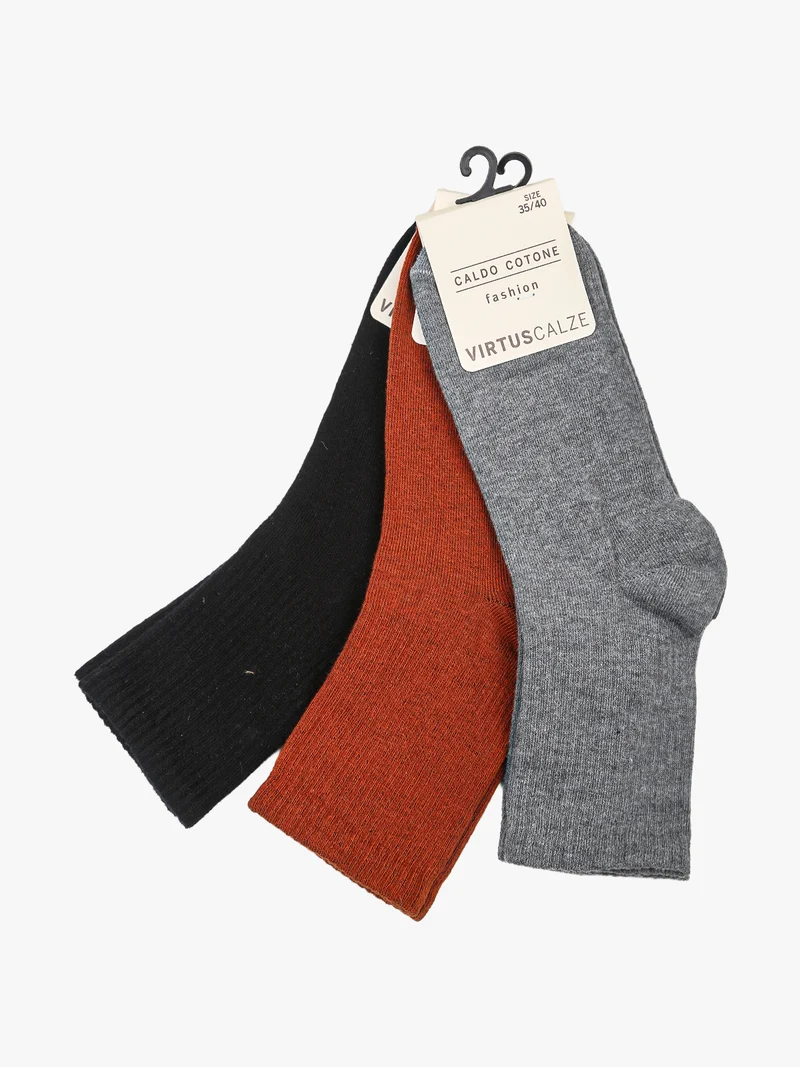 Calze tennis da donna in caldo cotone
