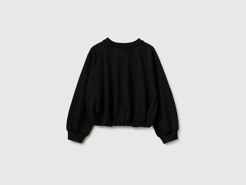 Oversize-Sweatshirt mit Schmuckapplikation