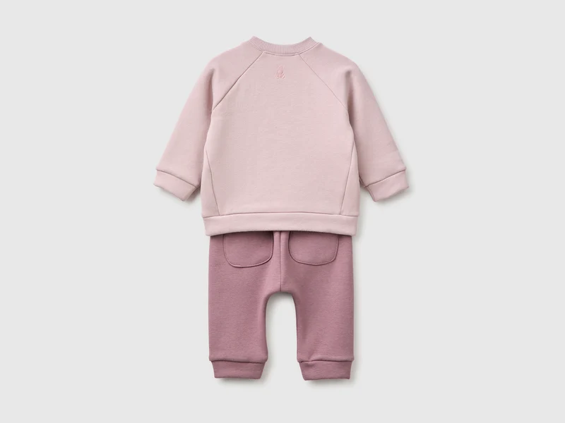 Sweatshirt-Set mit Stickerei