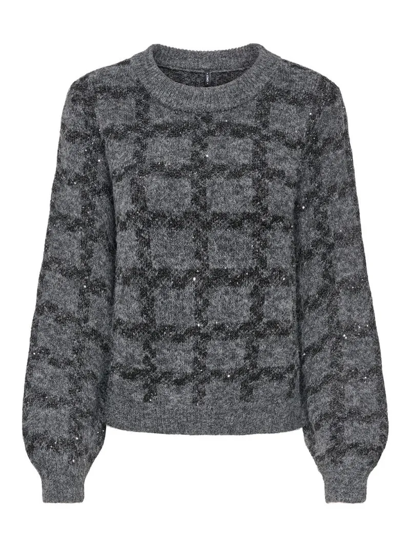 ONLDOFFA LS O-NECK GLITTER KNT