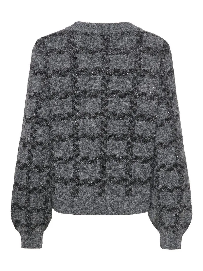 ONLDOFFA LS O-NECK GLITTER KNT
