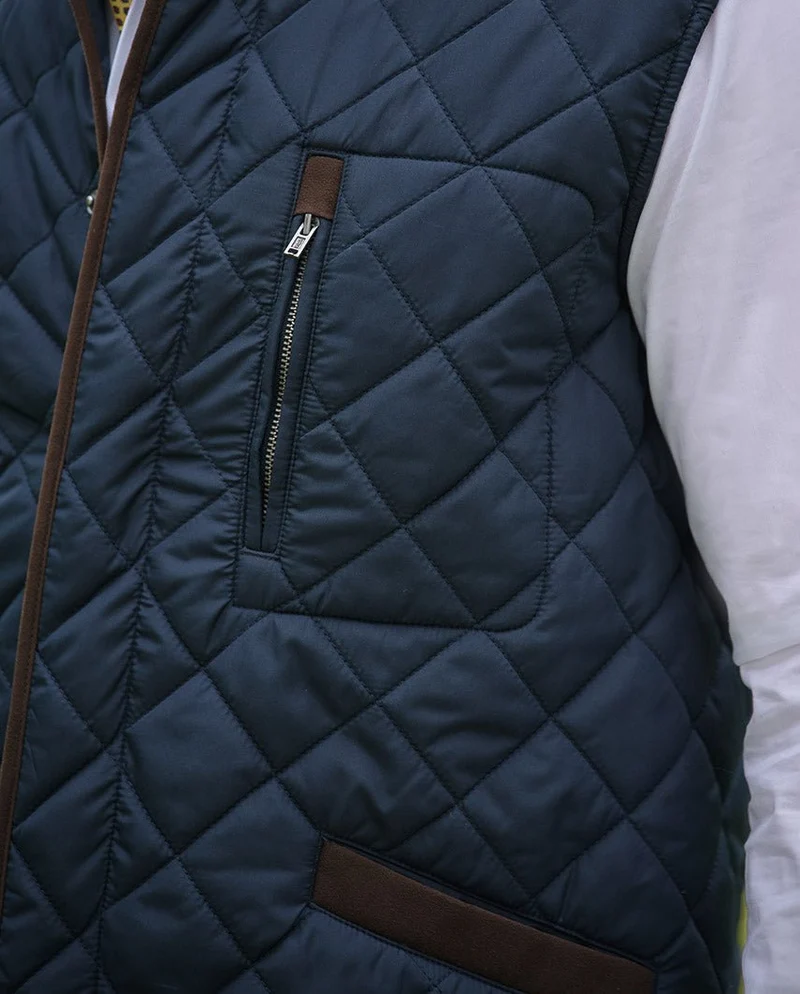 Herren Steppweste "Charles" in navy