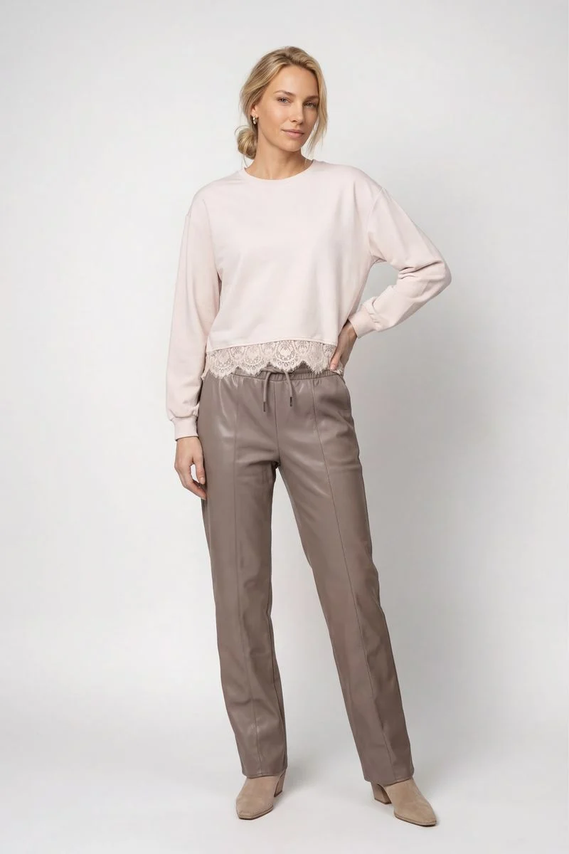Sweatshirt mit Spitze