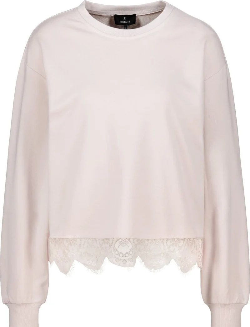 Sweatshirt mit Spitze