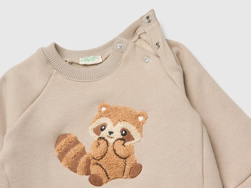 Sweatshirt-Set mit Stickerei
