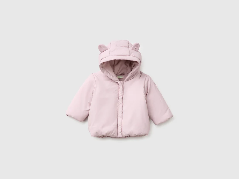 Fleecegefütterte Kapuzenjacke
