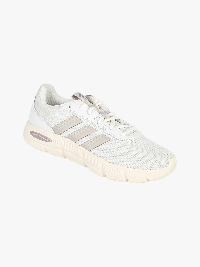 CLOUDFOAM FLEX-LACES Scarpe sportive da donna a pianta larga - bianco