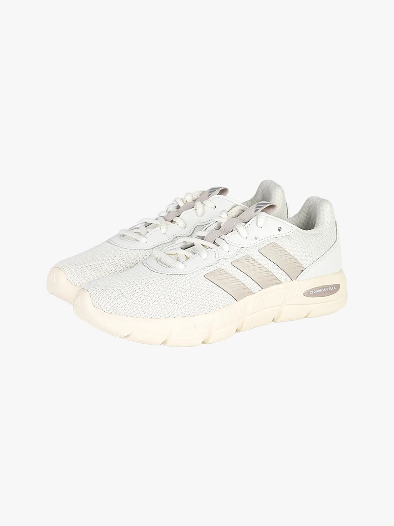 CLOUDFOAM FLEX-LACES Scarpe sportive da donna a pianta larga - bianco