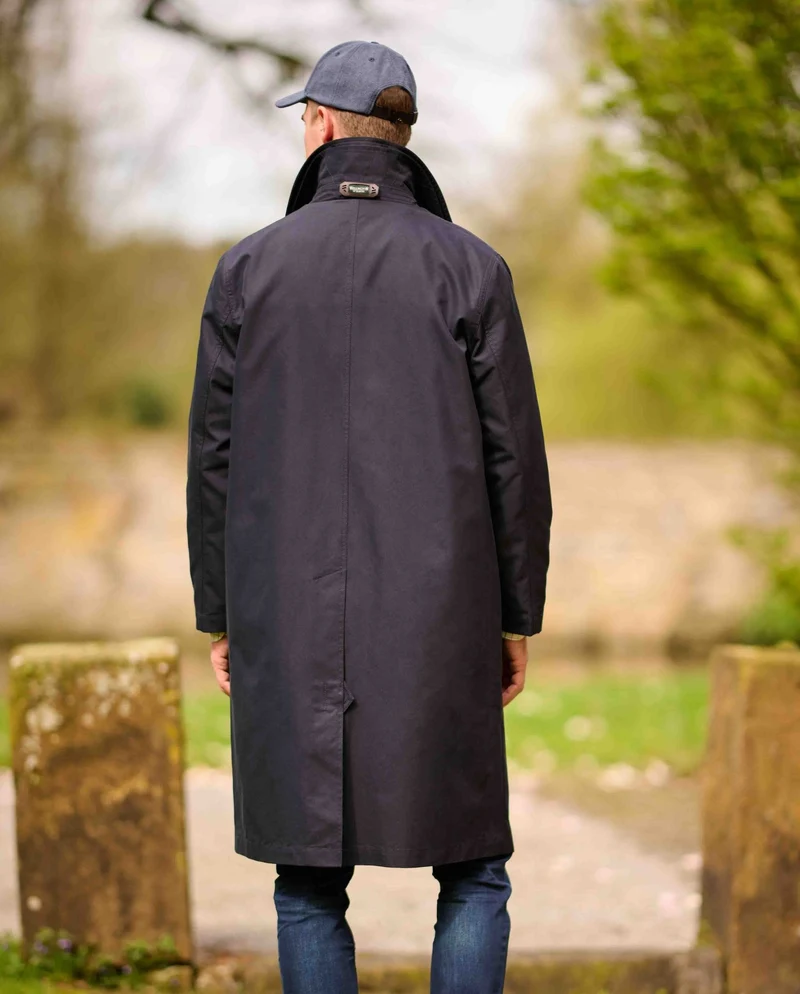 Herrenmantel "Finchester all season" in navy mit heraustrennbarem Wollfutter