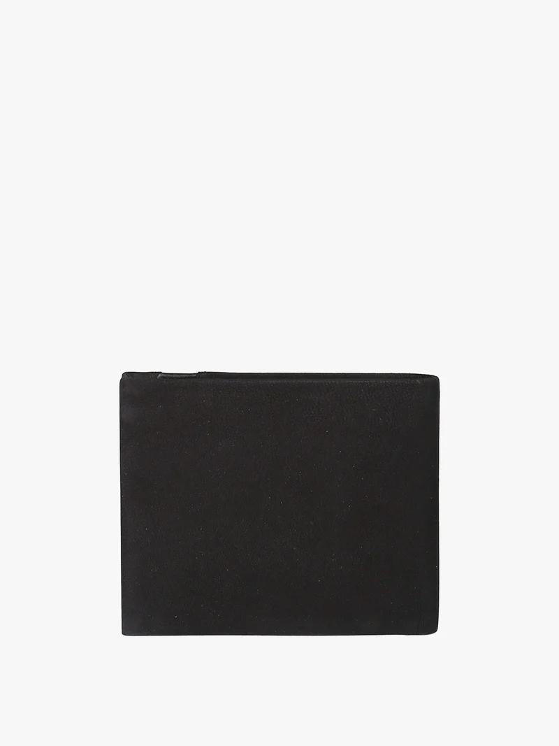 Portafoglio in pelle da uomo - nero