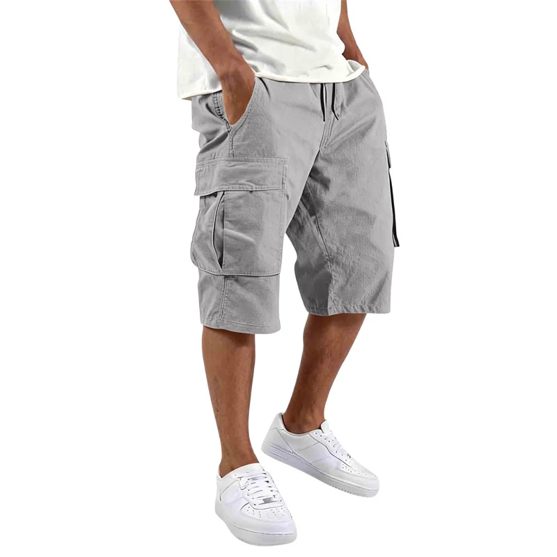 Elegant Multi - Pocket Shorts