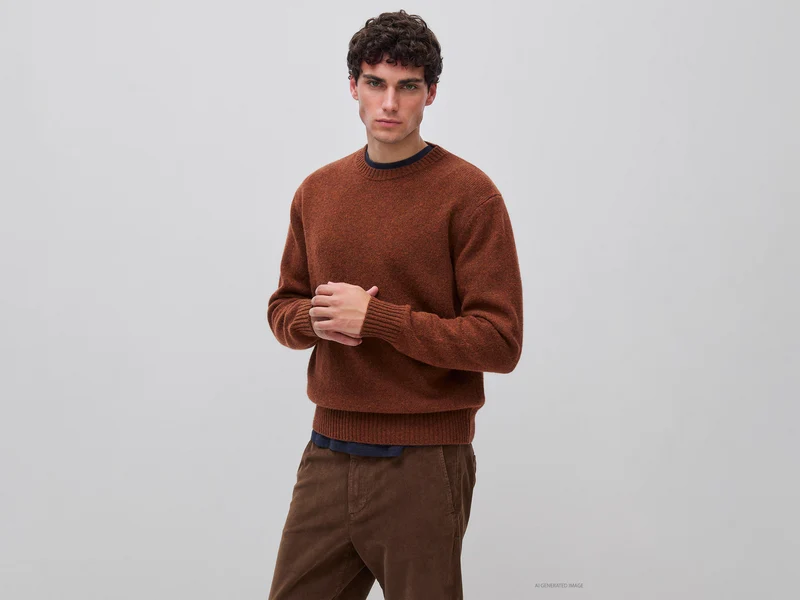 Pullover aus 100 % Shetlandwolle