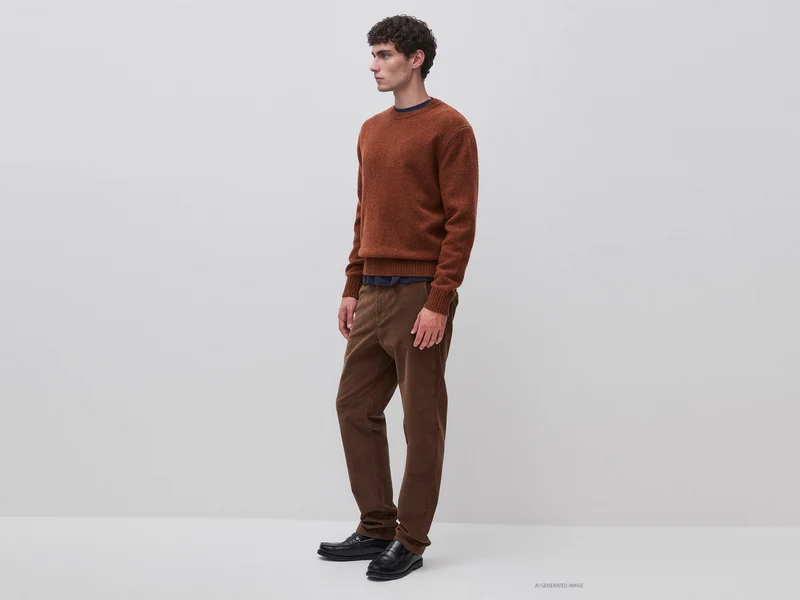 Pullover aus 100 % Shetlandwolle