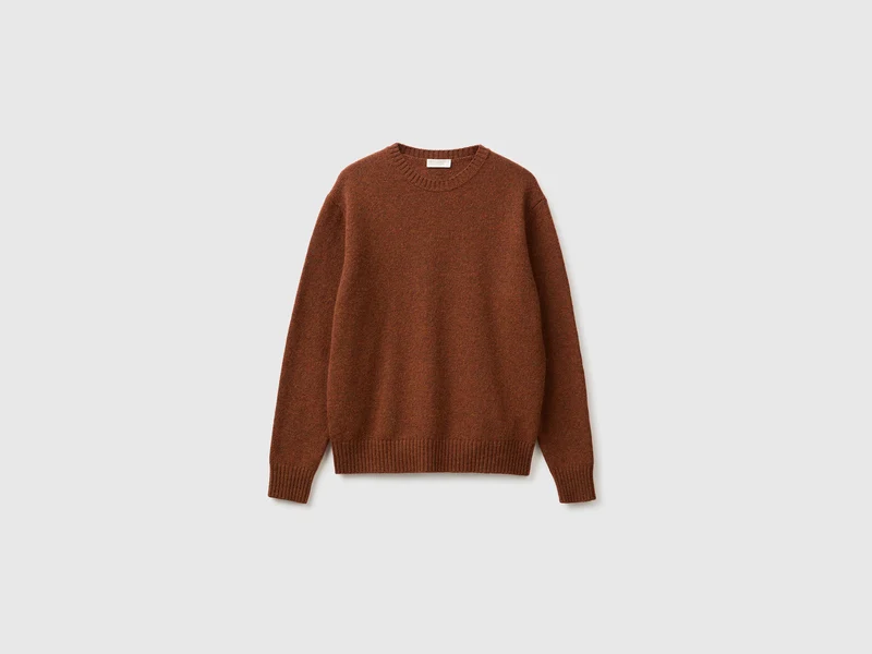 Pullover aus 100 % Shetlandwolle